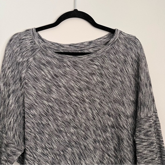 Anthropologie Damiana Slouchy Black and Grey Pullover Sweater Size XS Minimal - Picture 2 of 9
